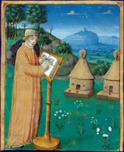 motif animalvirgil-observing-bees-oeuvres-avec-les-commentaires-de-servius-paris-15th-c